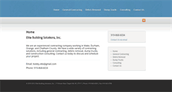 Desktop Screenshot of elitebuildingsolutionsinc.com