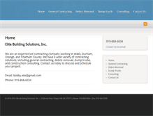 Tablet Screenshot of elitebuildingsolutionsinc.com